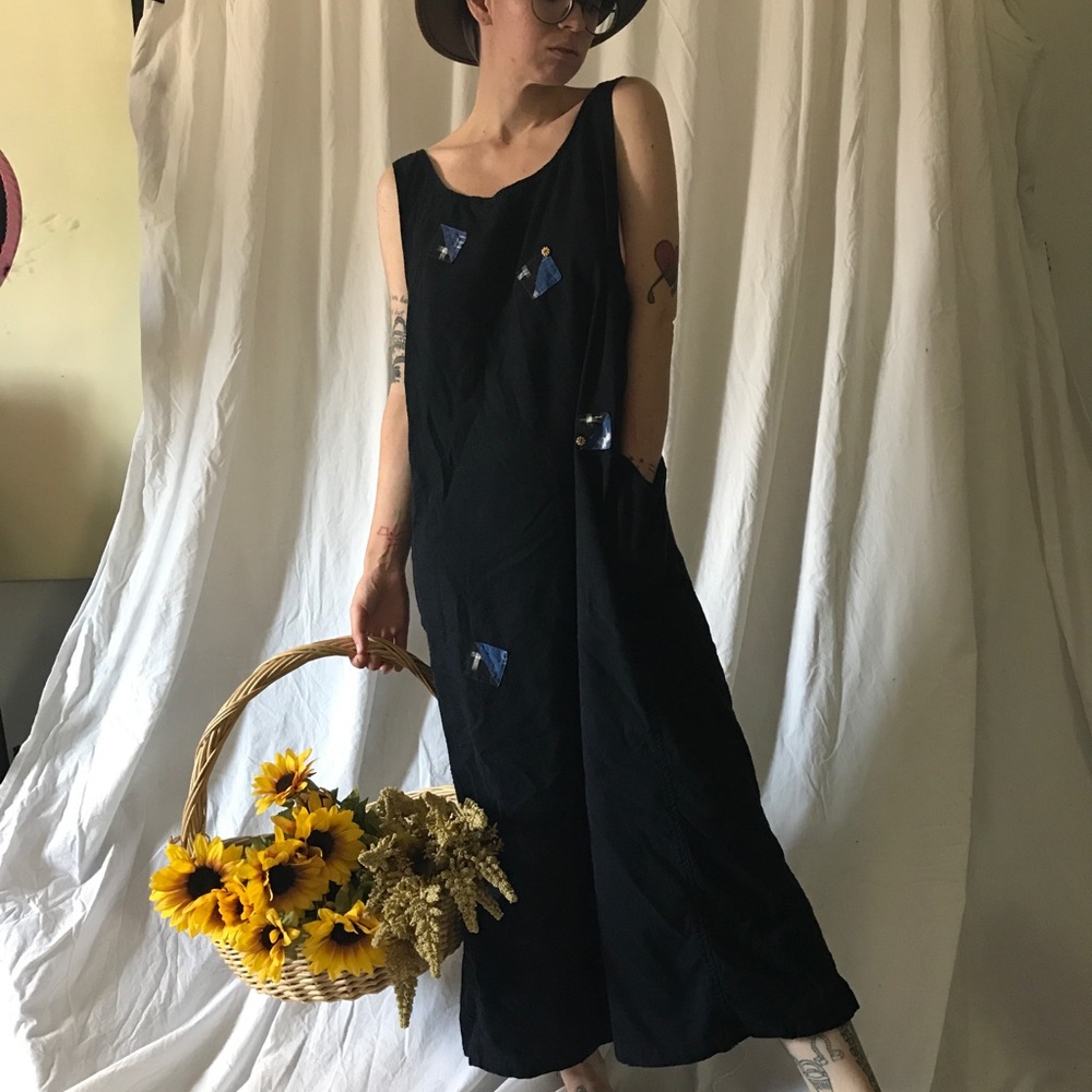 90’s Boho Silk Dress